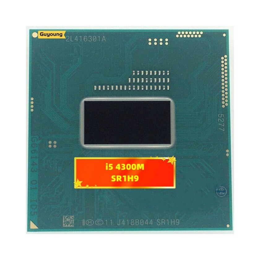  ھ   CPU μ, ھ i5, 4300M, i5-4300M SR1H9, 2.6 GHz, 3M, 37W  G3 / rPGA946B